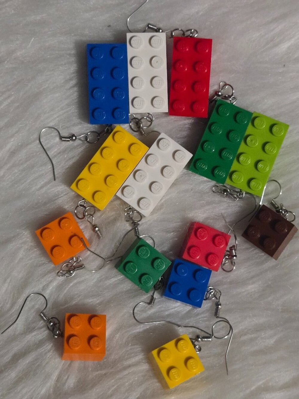 Lego Earrings Set